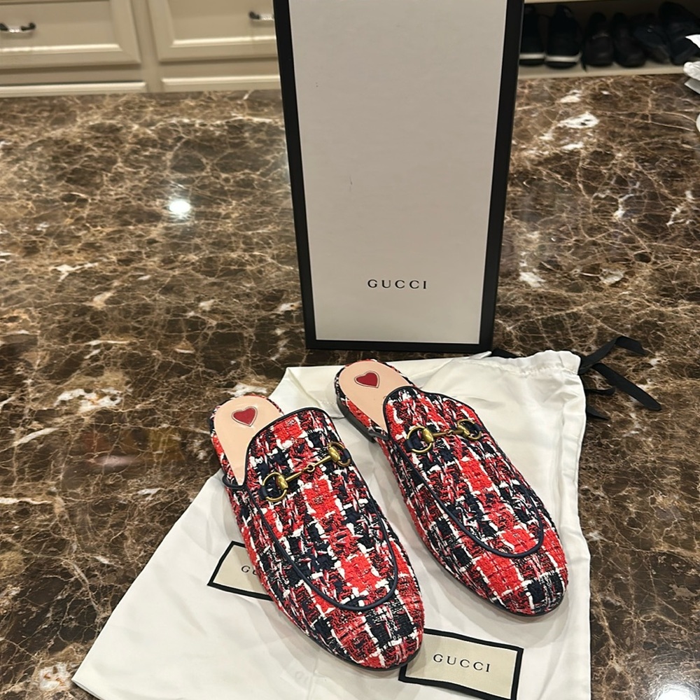 GUCCI MULES IN SIZE 39.5 NWT - Picture 2 of 6